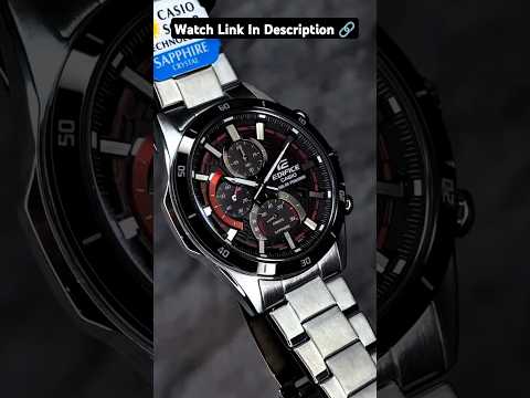 Edifice Casio Solar Powered Luxurious Men&#039;s Watch #elegantwatches #luxurywatchesformen #edifice