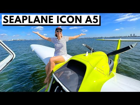 $379,000+ ICON A5 SEAPLANE / Amphibious Light-Sport Aircraft Aviation Demo Flight &amp; &quot;Boat&quot; Tour