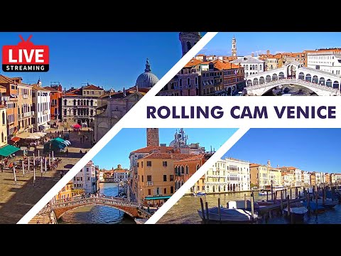 🔴 LIVE 24/7 Rolling Cam Venice - Live Cam in Venice Italy - Livecam en direct #venice