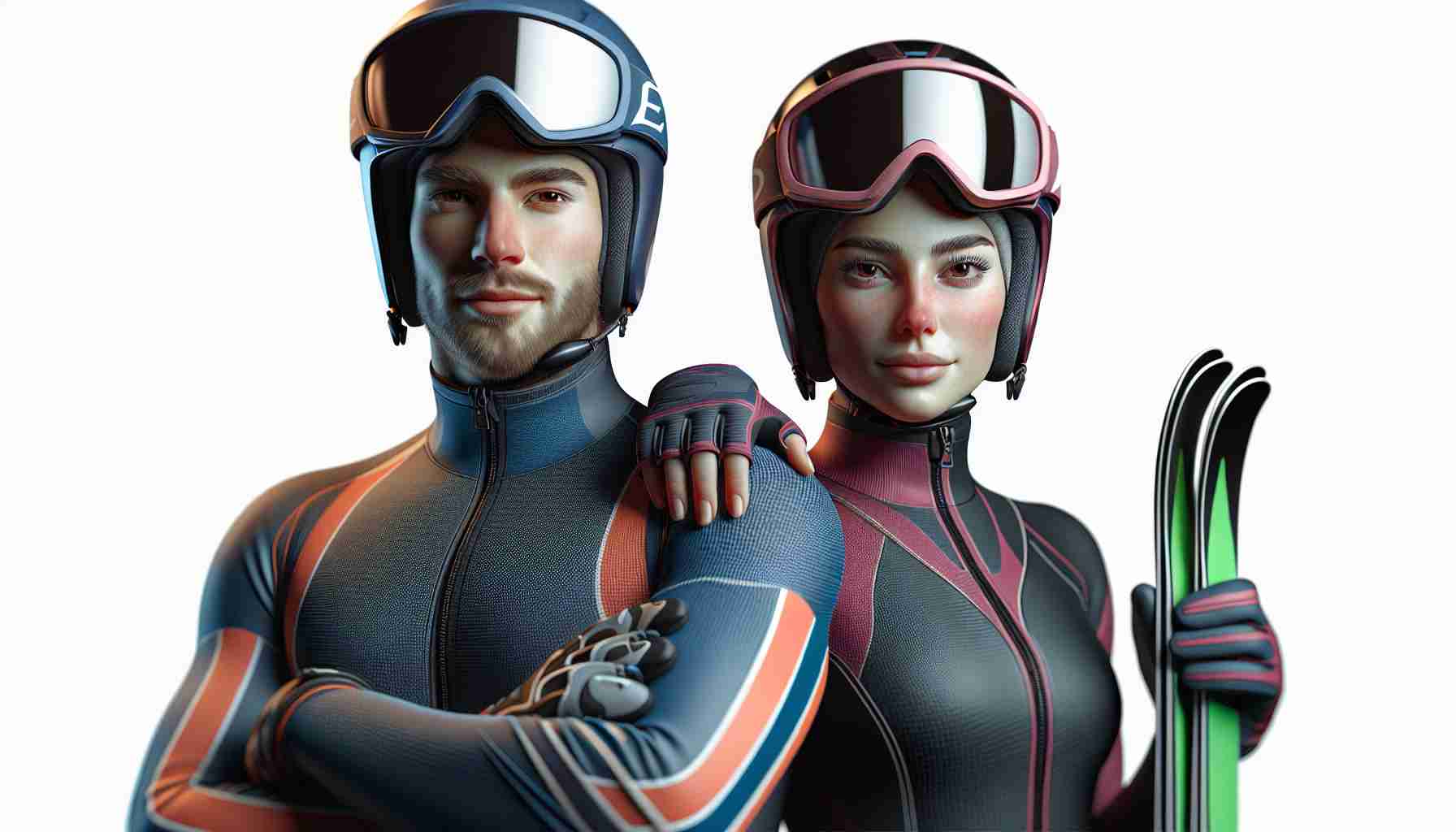Mikaela Shiffrin en Aleksander Aamodt Kilde: Samen Sterker na Ernstige Blessures