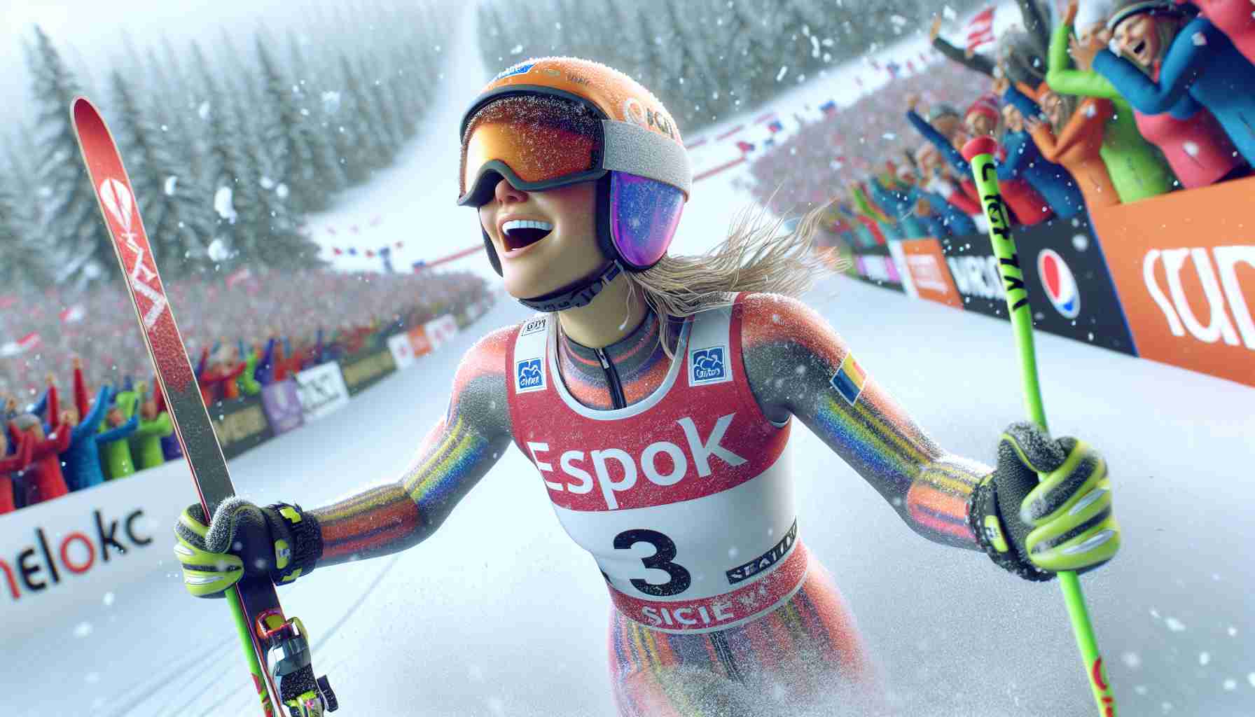 Jonge skiër Elvedina Muzaferija behaalt historische overwinning in Europa Cup